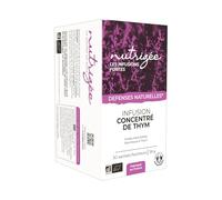 NUTRIGÉE - Infusion Concentré de Thym Bio - Immunité ORL Naturelle changements saisons, meilleure digestion - Tisane avec HE thym et ravinstara - Protection & Bien-Être Naturel - 30 Sachets
