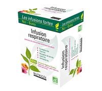 NUTRIGÉE - Infusion Respiration - Apaise - Voies Respiratoires & Défenses Naturelles - Thym, Eucalyptus, Miel bio, Menthe poivrée bio - Riche En Concentrés Végétaux Solubles - 30 Sachets