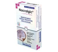 NUTRIGÉE - Nacralgic Pure Nacre - Renforcement Osseux & Musculaire - Régule La Fonction Musculaire, Maintient Une Ossature Normale - 30 Comprimés - Programme de 15 ou 30 Jours - Fabriqué en France