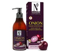 Nutriglow Natural's Onion Hair Conditioner with Almond Oil for Anti Hair Fall, Anti Dandruff, Repair Damage Hair, All Hair Types(150Ml)