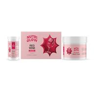 Nutriglow Wine Bleach Cream with Grape Extracts for Blemish Free Fair Complexion, Tan Remove, Glowing Skin, 43Gm