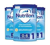NUTRILON 1 - Lait de Croissance pour Bébés de 0 à 6 Mois - Formule Nutritive avec Nutriments Essentiels - 3 x 800g