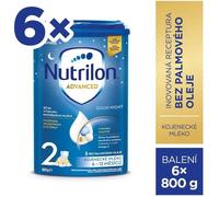 Nutrilon 2 Advanced Good Night Follow-Up Baby Milk 6×800 G Multicolore