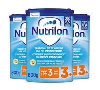 Nutrilon 3+ - Lait de Croissance - Aliment pour Bébé dès 3 Ans - Lait en Poudre pour Biberon - 3 x 800g