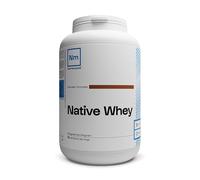 Nutrimuscle Whey Native 1kg Chocolat - Protéine Whey jusqu'à 80% de protéines par dose - 28,6 g de Protéines par does - Lait français - Musculation et Fitness - Prise de Muscle