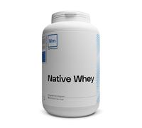 Nutrimuscle Whey Native 1kg Nature - Protéine Whey jusqu'à 80% de protéines par dose - 29,6 g de Protéines par does - Lait français - Musculation et Fitness - Prise de Muscle
