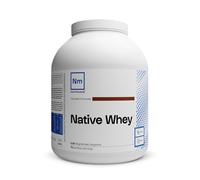 Nutrimuscle Whey Native 2.25 kg Chocolat - Protéine Whey jusqu'à 80% de protéines par dose - 28,6 g de Protéines par does - Lait français - Musculation et Fitness - Prise de Muscle