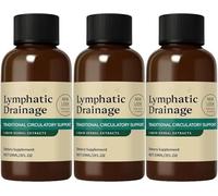 NutriMuse Lot de 3 gouttes de drainage lymphatique PurezaDrops Huile de désintoxication lymphatique Réduit naturellement les gonflements du visage et du corps, nettoie le système lymphatique pour les
