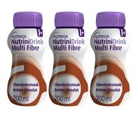 NutriniDrink Multi Fibre Chocolat Solution(S) Buvable(S) 3x200 ml