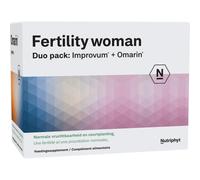 Nutriphyt Fertility Woman Duo Pack Improvum 60 Comprimés + Omarin 60 Gélules