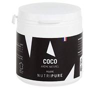 Nutripure | Arômes Naturels Whey, Protéine Végétale, Collagène, BCAA | Coco | Boissons ou Pre Workout | 100% Ingrédients Naturels et BIO Compatibles | Sans Edulcorants | Made in France
