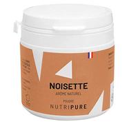 Nutripure | Arômes Naturels Whey, Protéine Végétale, Collagène, BCAA | Noisette | Pour Boissons ou Pre Workout | 100% Ingrédients Naturels et BIO Compatibles | Sans Edulcorants | Made in France