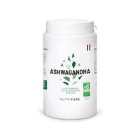 Nutripure | Ashwagandha Bio KSM-66® 1200 mg | 180 Gélules | Stress, Fatigue & Sommeil | Résistance Physique & Mentale | Plante Adaptogène | 5% Withanolides | 3 Mois | Made in France