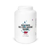 Nutripure | Collagène Marin Sauvage en Poudre | Complément Alimentaire Articulations, Soin des Cheveux & Ongles, Peau | Collagène Marin Hydrolisé | Pot 1,2KG | 4 mois | Goût Framboise | Made in France