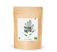 Nutripure - Feuilles d'Ortie Bio en Poudre - Sachet 150 g | Riche en Fer, Minéraux & Oligo-Éléments - Circulation Veineuse - Cheveux, Ongles & Os - Pure & Non Urticante - Made in France