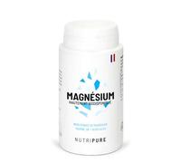 Nutripure | Magnésium Bisglycinate + Vitamine B6 & Taurine | Forme Chélatée, Haute Absorption | Anti-Fatigue & Stress | Sans Effet Laxatif | 100% Vegan | 60 Gélules | 1 Mois | Made in France