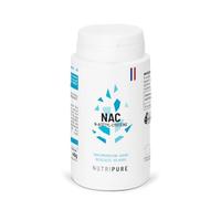 Nutripure - NAC N-Acétyl-Cystéine 600mg - 60 Gélules | Précurseur Direct du Glutathion - Biofermentation Végétale - 100% Vegan & Sans Additifs - 2 Mois - Made in France