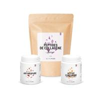 Nutripure | Pack Arthrose | Compléments Alimentaires Santé des Articulations | Action Anti-Inflammatoire | Pour les personnes souffrant d'arthrose | Peptides de Collagène, Arthropure, Active Curcumine
