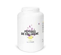Nutripure | Peptides de Collagène Peptan | Acides Aminés, Types 1 | Protège Os et Articulations, Hydratation de la Peau | Arôme Citron | Pot de 1.2kg | 4 Mois | Made in France