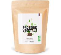 Nutripure | Protéine Vegan Bio | Chocolat | Complément Alimentaire Sport & Musculation | Protéine Végétale de Pois et de Riz, BCAA, EAA | 750gr | 15 à 30 portions | Made in France