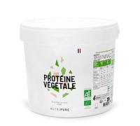 Nutripure | Protéine Vegan Bio | Neutre | Complément Alimentaire Sport & Musculation | Protéine Végétale de Pois et de Riz, BCAA, EAA | 2 KG | Made in France