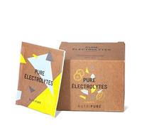Nutripure | Pure Electrolytes | Boisson d'entraînement | 5 minéraux essentiels - Na, Ca, Mg, Zinc et K | Sucre de canne | Vegan | Arôme naturel Citron non écoeurant | 15 sachets en poudre de 10g