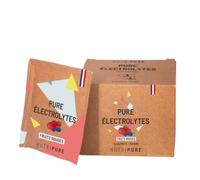 Nutripure | Pure Electrolytes | Boisson d'entraînement | 5 minéraux essentiels - Na, Ca, Mg, Zinc et K | Sucre de canne | Vegan | Arôme naturel Fruits Rouges non écoeurant | 15 sachets de 10g