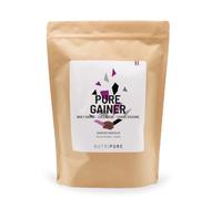 Nutripure - Pure Gainer - Prise de Masse Sèche - Goût Chocolat - 1,2 kg | Développement Musculaire - Whey Native, Collagène & Farine d'Avoine - 28g Protéines, 33g Glucides - 15 Doses - Made in France