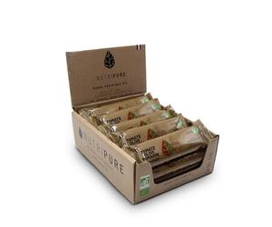 Nutripure | Raw Barre Bio | Barre Protéinée Tomate Olive Romarin | Vegan et Bio | Riche en Dattes, Beurre de Cacao et Fruits Secs | Snack Sain Sans Conservateur | Pack de 20 | Fabriqué en France