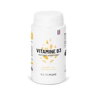 Nutripure | Vitamine B3 Niacinamide 54 mg | Haute Biodisponibilité Sans Flush | Énergie, Système Nerveux, Peau & Muqueuses | Vegan, Sans Gluten, Sans OGM | 90 Gélules (3 Mois) | Fabriqué en France