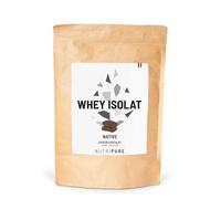 Nutripure | Whey Isolate Native | 77% Protéines, 19% BCAA, 39% EAA | Lait Français | Développement Musculaire | Prise de Masse & Sèche | Filtration à Froid | Goût Chocolat | 750 g | Made in France