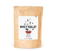 Nutripure | Whey Isolate Native en Poudre | Complément Alimentaire à base de Protéines de Lait | Développement Musculaire & Musculation | 85% Protéines, 19% BCAA, 40% EAA | Fraise | 750 gr | France