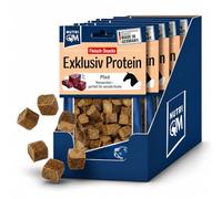 NutriQM® Exklusiv Protein Friandises pour chien cheval | 5 x 100 g | Protéines simples et sans céréales | Snacks pour chiens sensibles | Sans additifs artificiels | Idéal comme friandise
