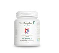 NutriRegular D 2 000 UI Vegan Nutrileya 60 Comprimés