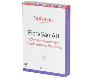 NUTRISAN FloraSan AB Capsule(S) Douce(S) Entérique 15 pc(s)