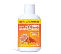 NUTRISANTE Défense Naturelle Pépins de Pamplemousse Bioflavonoïdes 1000mg + Vitamine C, Flacon 300 mL - Lot de 2