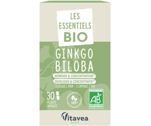 Nutrisanté Les Nutri'Sentiels Ginko Biloba Bio 30 Gélules