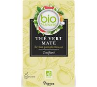 Nutrisanté Thé Vert Maté Tonifiant Bio – Pamplemousse – 20 sachets