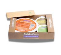 Nutrisens Lot de 6 Plateaux Repas Sans Allergènes ROCK Entrée/Plat/Dessert 650g - Allergies & Intolérance Alimentaires - 14 Allergènes Majeurs (Gluten, Soja, Noix, Lactose...) - Usage Nomade