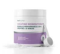 NutriSolution Créatine + D-Ribose pour Femmes 50+ | Préserve la Masse Musculaire, Soutient l'Énergie Quotidienne | 3000mg Créatine, 1750mg D-Ribose Par Portion