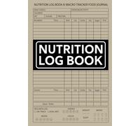 Nutrition Log Book: Track Your Meals, Carbs, Calories, Fat, Protein, Sugar, Sodium & Fiber - Carb and Calorie Counter Book