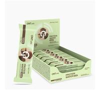 QNT Barre gaufrette protéinée végane Noisette – 12 x 35 g