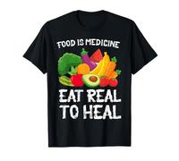 Nutritionniste RDN Fruit Chef Geek Food Is Medicine Eat Real T-Shirt