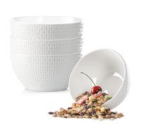 NUTRIUPS Bol Petit Déjeuner, 850ml Bol Soupe en Céramique, Lot de 4 Bol à Céréales Profond