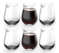 NUTRIUPS Lot de 6 mini carafes à vin individuelles en verre à vin - 184,3 g