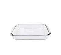 NUTRIUPS Plat à Four en Verre, Petit Plat à Four en Verre Lasagne, Plat à Lasagnes-Rectangulaire, Plat à Rôtir, Cocotte Oblongue, 1L