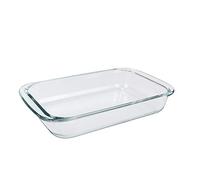 NUTRIUPS Plat de Cuisson en Verre pour Four, Plat à Four en Verre Lasagnes, Plat à Four Rectangulaire, Plat à Lasagnes, Plat en Verre Rectangulaire, Plat à Rôtir, Cocotte Oblongue, 2L