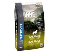 NUTRIVET - INNE Chien - Croquettes sans Céréales - Chien Adulte stérilisé ou en surpoids - Volaille - 80% d'ingrédients d'origine Animale - 3 kg