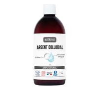Nutrivie Argent Colloïdal 20 PPM Soin Peau Purifiant 1L