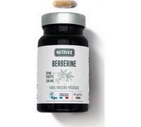 NUTRIVIE - Berbérine - Extrait d'Epine Vinette 500 mg - 2 mois de cure - Régulation des taux de graisses et de sucres dans le sang - 100% Naturel - 60 Gélules Vegan